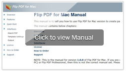 manuel html pour flip book maker